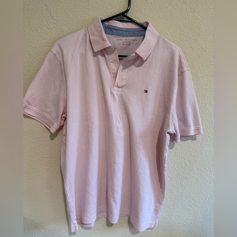 Tommy Hilfiger Light Pink Polo Shirt